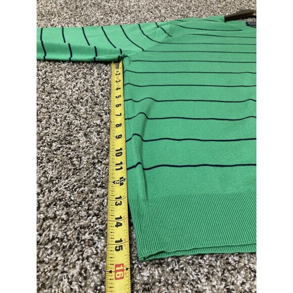 Polo Ralph Lauren Mens Pima Cotton Sweater XXL Crew Neck Blue Label Italian Yarn - Picture 9 of 9